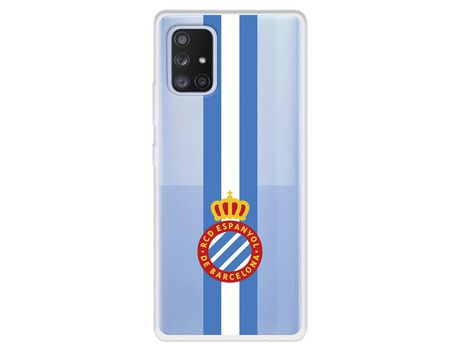 Funda para Samsung Galaxy A71 5G del RCD Espanyol Escudo Albiceleste Escudo Albiceleste - Licencia Oficial RCD Espanyol