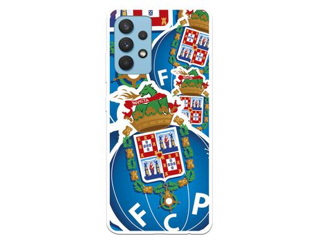 Funda para Samsung Galaxy A32 4G del Futebol Club Oporto Escudo Dibujo - Licencia Oficial Futebol Club Oporto