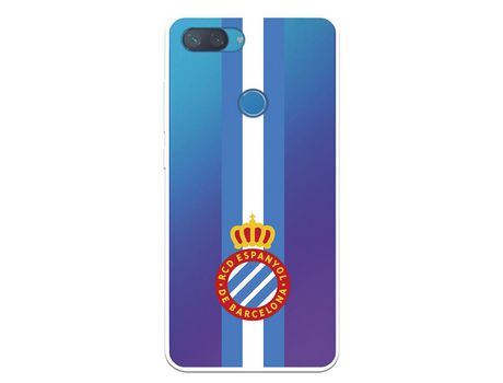 Funda para Xiaomi Mi 8 Lite del RCD Espanyol Escudo Albiceleste Escudo Albiceleste - Licencia Oficial RCD Espanyol