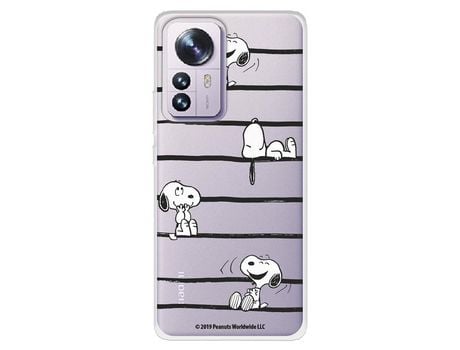 Funda para Xiaomi 12 Oficial de Peanuts Snoopy rayas - Snoopy