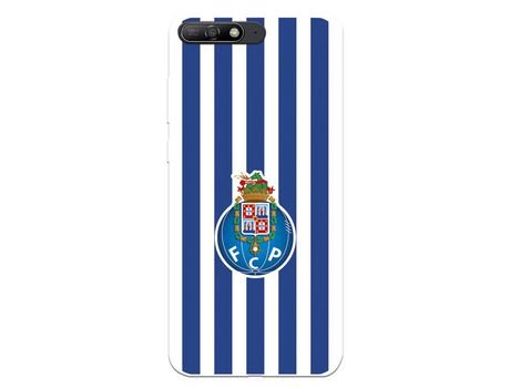 Funda para Huawei Y6 2018 del Futebol Club Oporto Escudo Rayas - Licencia Oficial Futebol Club Oporto