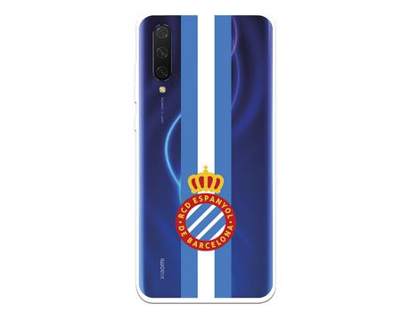 Funda para Xiaomi Mi 9 lite del RCD Espanyol Escudo Albiceleste Escudo Albiceleste - Licencia Oficial RCD Espanyol