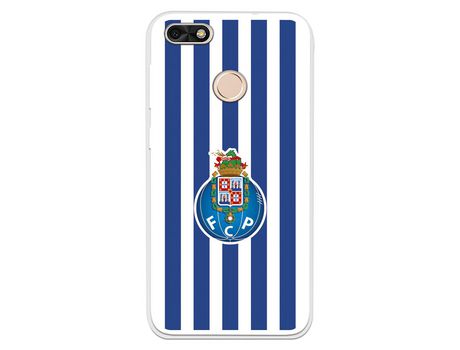 Funda para Huawei Y6 Pro 2017 del Futebol Club Oporto Escudo Rayas - Licencia Oficial Futebol Club Oporto