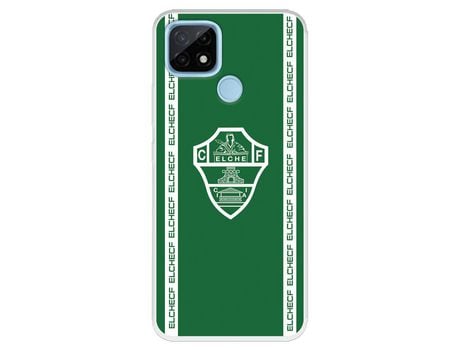 Funda para Realme C21 del Elche CF Escudo Fondo Verde Escudo Fondo Verde - Licencia Oficial Elche CF