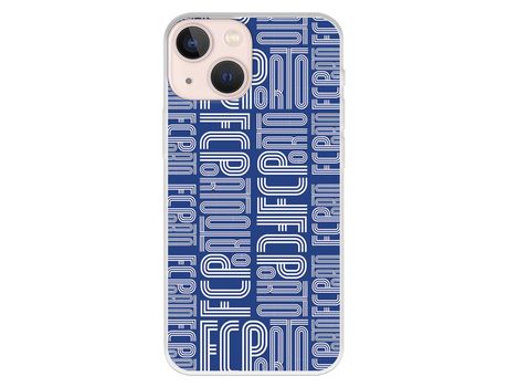 Funda para iPhone 13 Mini del Futebol Club Oporto Nombre Fondo Azul - Licencia Oficial Futebol Club Oporto