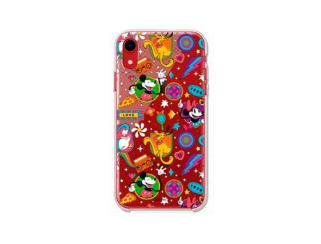 Funda para iPhone XR Oficial de Disney Mickey y Minnie Patron Retro Premium - Clássicos Disney