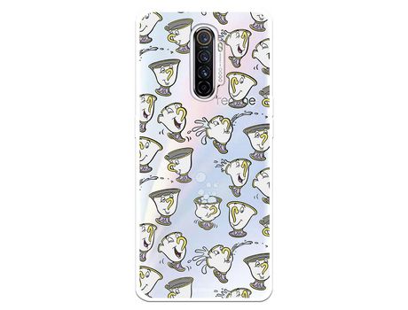 Funda para Realme X2 Pro Oficial de Disney Chip Potts Siluetas - La Bella y la Bestia