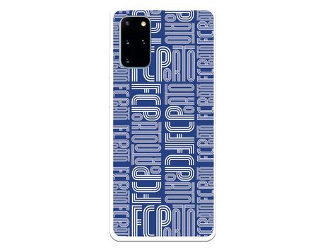 Funda para Samsung Galaxy S20 Plus del Futebol Club Oporto Nombre Fondo Azul - Licencia Oficial Futebol Club Oporto