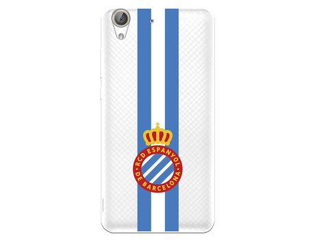 Funda para Huawei Y6 II del RCD Espanyol Escudo Albiceleste Escudo Albiceleste - Licencia Oficial RCD Espanyol