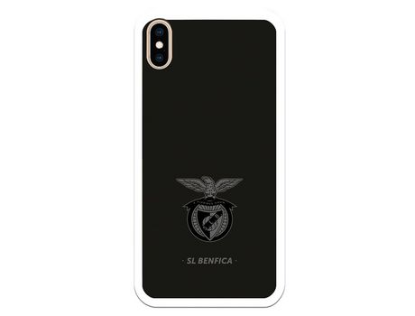 Funda para iPhone XS Max del Escudo Fondo Negro - Licencia Oficial Benfica