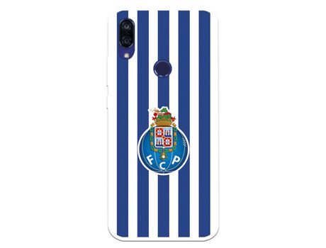 Funda para Xiaomi Redmi 7 del Futebol Club Oporto Escudo Rayas - Licencia Oficial Futebol Club Oporto