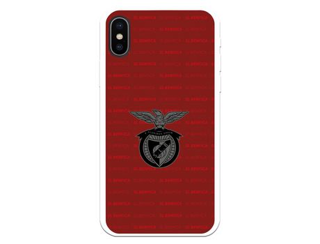 Funda para iPhone X del Escudo Fondo Granate - Licencia Oficial Benfica