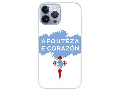 Funda para iPhone 13 Pro Max del Celta Afouteza E Corazon - Licencia Oficial RC Celta