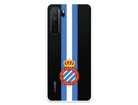 Funda para Huawei P40 Lite 5G del RCD Espanyol Escudo Albiceleste Escudo Albiceleste - Licencia Oficial RCD Espanyol