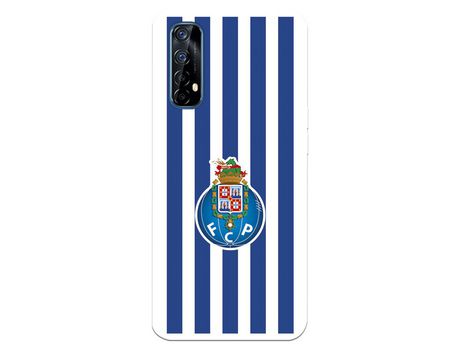 Funda para Realme 7 del Futebol Club Oporto Escudo Rayas - Licencia Oficial Futebol Club Oporto