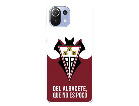 Funda para Xiaomi Mi 11 Lite del Albacete Escudo Del Albacete que no es poco - Licencia Oficial Albacete Balompié
