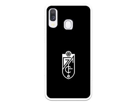 Funda para Samsung Galaxy A40 del Granada CF Escudo Fondo Negro Escudo Fondo Negro - Licencia Oficial Granada CF