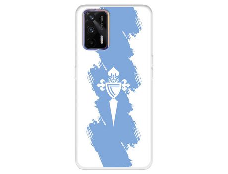 Funda para Realme GT del Celta Escudo Trazo Azul - Licencia Oficial RC Celta