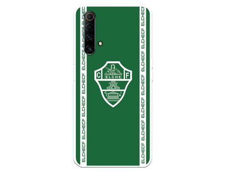 Funda para Realme X50 5G del Elche CF Escudo Fondo Verde Escudo Fondo Verde - Licencia Oficial Elche CF