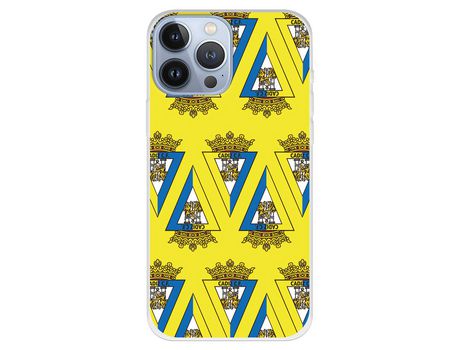 Funda para iPhone 13 Pro Max del Cádiz Patron Escudo Cádiz - Licencia Oficial Cádiz CF