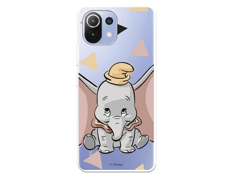 Funda para Xiaomi Mi 11 Lite Oficial de Disney Dumbo Silueta Transparente - Dumbo