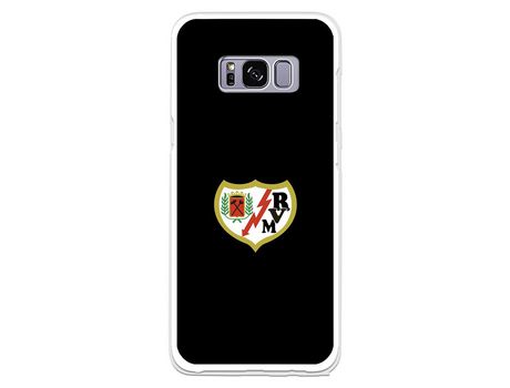 Funda para Samsung Galaxy S8 del Rayo Vallecano Escudo Fondo Negro - Licencia Oficial Rayo Vallecano