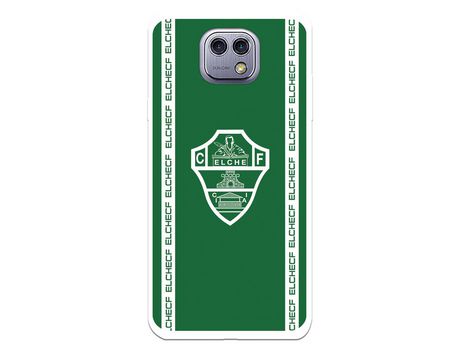 Funda para LG X Cam del Elche CF Escudo Fondo Verde Escudo Fondo Verde - Licencia Oficial Elche CF