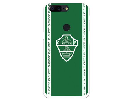 Funda para Oneplus 5T del Elche CF Escudo Fondo Verde Escudo Fondo Verde - Licencia Oficial Elche CF