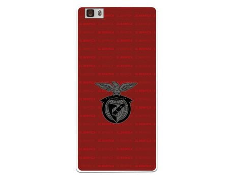 Funda para Huawei P8 Lite del Escudo Fondo Granate - Licencia Oficial Benfica
