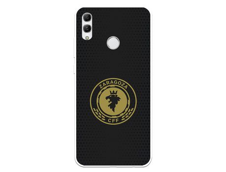 Funda para Huawei P Smart 2019 del Zaragoza CF Femenino Escudo Fondo Negro - Licencia Oficial Zaragoza CF Femenino