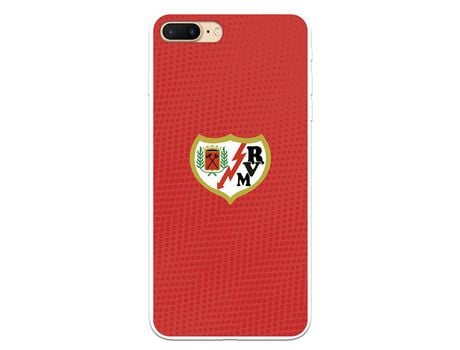 Funda para iPhone 7 Plus del Rayo Vallecano Escudo Fondo Rojo - Licencia Oficial Rayo Vallecano