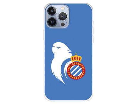 Funda para iPhone 13 Pro Max del RCD Espanyol Escudo Perico Escudo Perico - Licencia Oficial RCD Espanyol