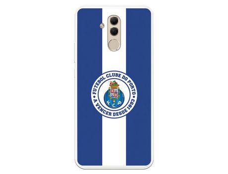 Funda para Huawei Mate 20 Lite del Futebol Club Oporto Escudo Rayas Azul y blanco - Licencia Oficial Futebol Club Oporto
