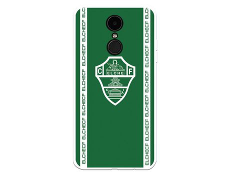 Funda para LG K8 2017 del Elche CF Escudo Fondo Verde Escudo Fondo Verde - Licencia Oficial Elche CF