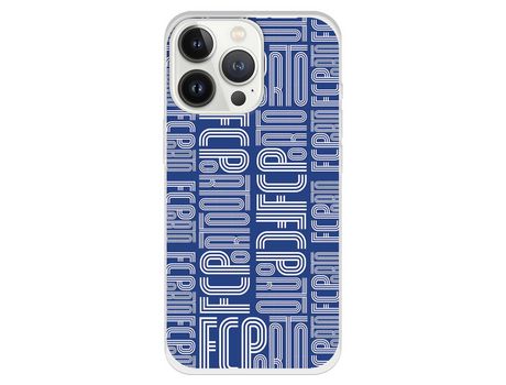 Funda para iPhone 13 Pro del Futebol Club Oporto Nombre Fondo Azul - Licencia Oficial Futebol Club Oporto