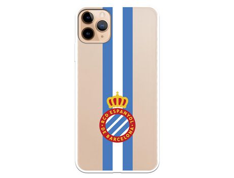 Funda para iPhone 11 Pro Max del RCD Espanyol Escudo Albiceleste Escudo Albiceleste - Licencia Oficial RCD Espanyol