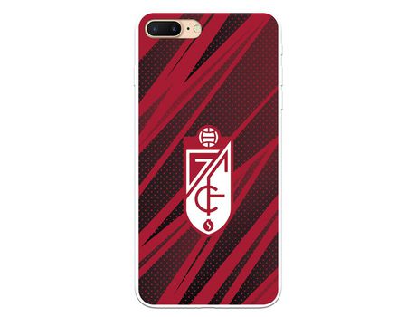 Funda para iPhone 8 Plus Oficial del Granada CF Escudo -Rojas y Negras - Licencia Oficial del Granada CF