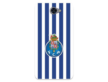 Funda para Huawei Y7 del Futebol Club Oporto Escudo Rayas - Licencia Oficial Futebol Club Oporto