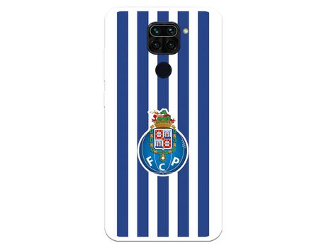 Funda para Xiaomi Redmi Note 9 del Futebol Club Oporto Escudo Rayas - Licencia Oficial Futebol Club Oporto