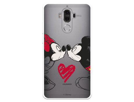 Funda para Huawei Mate 9 Oficial de Disney Mickey y Minnie Beso - Clássicos Disney