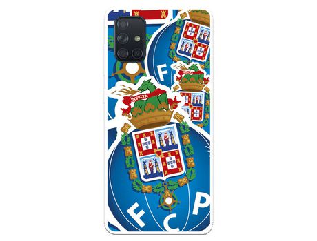 Funda para Samsung Galaxy A71 del Futebol Club Oporto Escudo Dibujo - Licencia Oficial Futebol Club Oporto