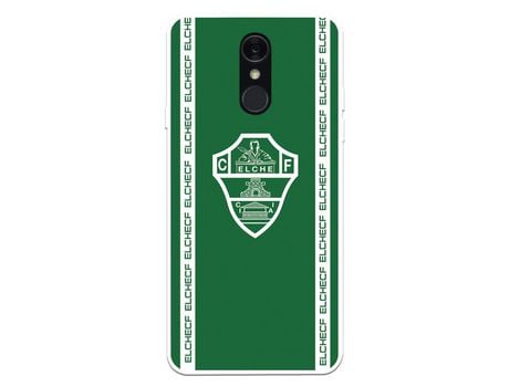 Funda para LG Q7 del Elche CF Escudo Fondo Verde Escudo Fondo Verde - Licencia Oficial Elche CF