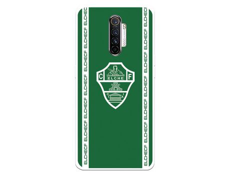 Funda para Realme X2 Pro del Elche CF Escudo Fondo Verde Escudo Fondo Verde - Licencia Oficial Elche CF