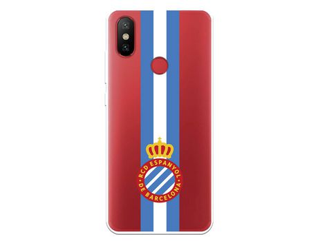 Funda para Xiaomi Mi A2 del RCD Espanyol Escudo Albiceleste Escudo Albiceleste - Licencia Oficial RCD Espanyol