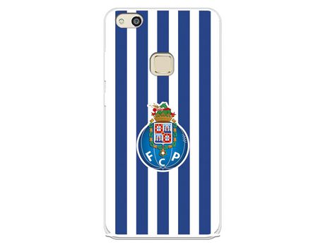 Funda para Huawei P10 Lite del Futebol Club Oporto Escudo Rayas - Licencia Oficial Futebol Club Oporto