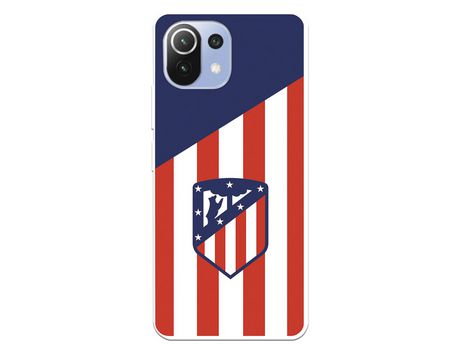 Funda para Xiaomi Mi 11 Lite del Atleti Escudo Fondo Atletico - Licencia Oficial Atlético de Madrid