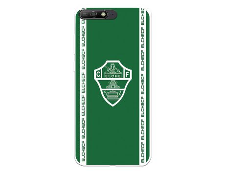 Funda para Huawei Y6 2018 del Elche CF Escudo Fondo Verde Escudo Fondo Verde - Licencia Oficial Elche CF