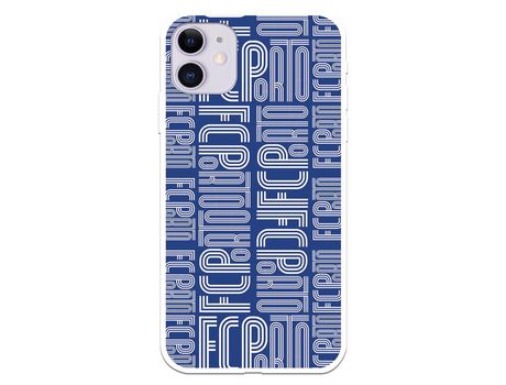 Funda para iPhone 11 del Futebol Club Oporto Nombre Fondo Azul - Licencia Oficial Futebol Club Oporto