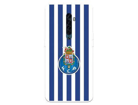 Funda para Oppo Reno2 del Futebol Club Oporto Escudo Rayas - Licencia Oficial Futebol Club Oporto