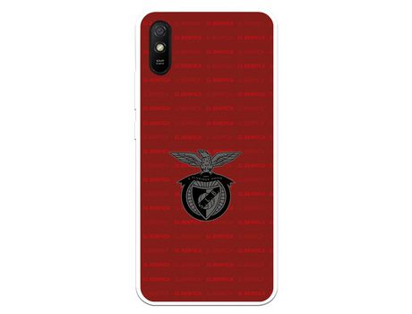 Funda para Xiaomi Redmi 9A del Escudo Fondo Granate - Licencia Oficial Benfica